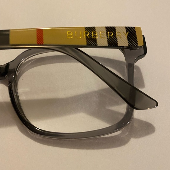 Burberry 96006 55/19 Square Gray Eyeglass Frame/ Unisex - Picture 7 of 7